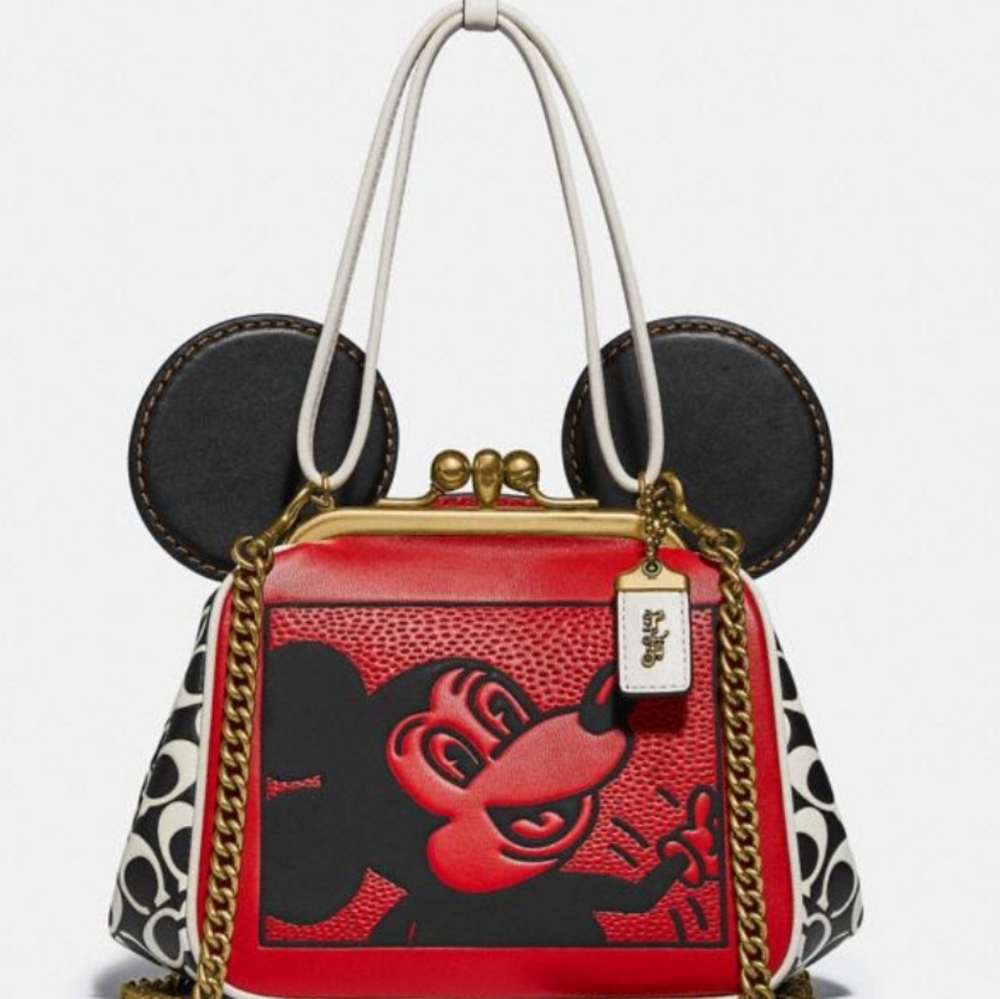 Coach Mickey Mouse × Keith Haring Bag